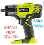 New * Ryobi 18 Volt Cordless 3 Speed 1/2 In. Impact Wrench (bare Tool-only) P261. Fixed Price $198.00.