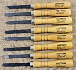 Craftsman Woodworking Lathe Turning Tools Small Size 8.75" Long Vintage Usa Ex. Fixed Price $74.95.