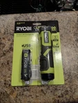 Ryobi Usb Lithium Cordless Compact Led Flashlight Kit W/ 2.0 Ah Battery & Cable. Fixed Price $30.00.