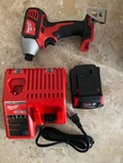 Milwaukee M18 1/4 Inch Hex Impact Driver 2656-20 Kit Drill/bat & Charg, New. Fixed Price $129.00.