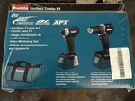 Makita CX205RB 18V Lxt Brushless Drill & Impact Li-ion Batteries. Fixed Price $245.00.