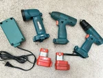 Makita ML903 Drill/driver & Flashlight Set Nicd 2 Batteries 9.6V Mpn 9100. Fixed Price $72.50.