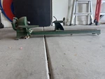 Vintage Montgomery Ward Power Kraft Model 04F0903B Wood Lathe. Fixed Price $139.99.