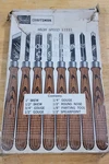 Vintage Sears/craftsman 8 Pc. High Speed Wood Turning Chisel Set. Fixed Price $109.95.