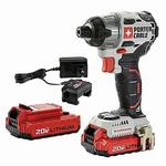 Porter-cable PCCK647LB 20V Max 1/4" Impact Driver Kit W/2 Batteries (1.5 Ah) New. Fixed Price $139.99.