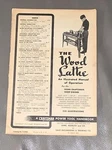 Instruction Manual Fits 1950 Craftsman Wood Lathe (9-2920). Fixed Price $10.80.
