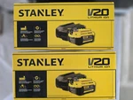 Stanley V20 4.0 Ah 20V Lithium-ion Battery Pack SCB104C-B3 Yellow, Pieces. Fixed Price $77.50.