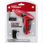 Power Rechargeable 4.8V Cordless Electric Screwdriver With Charger And Bit Set. Fixed Price $22.80.