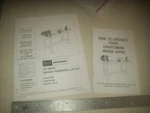 Original Owners Manual & How To ..from 12" Sears Craftsman Wood Lathe 113.23801. Fixed Price $12.99.