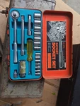 Vtg 1978? Royal 21 Piece Sae Ratchet Socket Set Japan 1/4 3/8 Comb. Fixed Price $29.99.