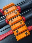Screwdriver Holders W/ Id - Modular Magnetic Toolbox Organizers. Fixed Price $14.50.