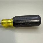Klein Tools Flathead 605 - 4 Shank Cabinet Tip Screwdriver Usa Rubber Grip. Fixed Price $11.00.