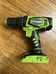 Greenworks CD24B00 Compact Drill Driver 24V Tool Only Used.. Fixed Price $31.95.