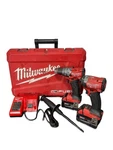 Milwaukee M18 Fuel 3697-22 Hammer Drill & Impact Driver Kit W/ 2X Batteries. Fixed Price $249.95.