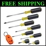 Klein 9-PIECE Screwdriver Set With Magnetizer/demagnetizer. Fixed Price $132.29.