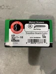 Hillman Flat Head Phillips Drive Sheet Metal Screws Steel 12 X 1-1/2 100 Pcs. Fixed Price $29.04.