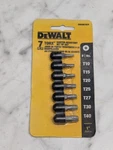 Dewalt Piece Tamper-resistant Torx Bit Tip Set T10-T40 DW2067SCR 1" Long. Fixed Price $15.75.