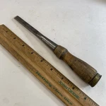Vintage Buck Bros. 3/8" Wide, 9" Long Wood Working Mortise Chisel, M0653. Fixed Price $14.95.
