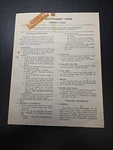 Montgomery Ward Lathe 94FD-2002A Owners Guide. Fixed Price $5.00.