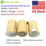 Battery For Black And Decker 9038 Type Cordless Screwdriver Parts 151477-00. Fixed Price $21.00.