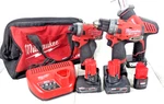 Milwaukee 3-TOOL Combo Kit (reciprocating Saw, Hammer Drill, Impact Driver) 12V. Fixed Price $299.95.