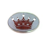 Royal King Clear Rhinestones Crown Wood Print Fashion Belt Buckle. Fixed Price $18.99.
