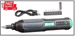 Denali By Skil 4V Cordless Stick Screwdriver With 10-PIECE Bit Set And Usb Cable. Fixed Price $31.00.