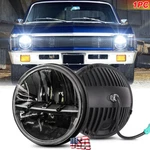 Dot Approved 7" Inch Round Led Headlight High-low Beam For Chevy Ii/nova 1969-79. Fixed Price $46.99.