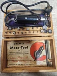 1938 Dremel Moto Tool Model 2, Bakelite, Wood Box, Accessories, Working, Vtg. Fixed Price $42.50.