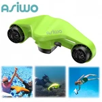 Asiwo Underwater Thruster Dual Motor Power Indicator W/action Camera Mount Green. Fixed Price $379.00.