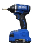 Kobalt Tool Model 324B-03 Impact Driver Drill Cordless W/battery 24V Lithium Ion. Fixed Price $69.99.