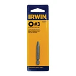 Irwin 3522071C #3 Square Recess Power Bit 1-15/16" Robertson Driver New. Fixed Price $10.75.