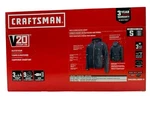 Craftsman 20V Men's Hybrid Heated Jacket Gray Battery CMXCGRAJ10GD1-S New. Fixed Price $99.95.