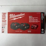 Milwaukee M18 Redlithium XC5.0 18V 5.0AH Li-ion Starter Kit 48-59-1852B. Fixed Price $133.99.