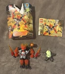 Lego Bionicle Protector Of Fire (70783) Complete Set With Box & Manual. Fixed Price $28.00.