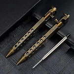 Self Defense Brass Bolt Action Tactical Pen Business Signature Ballpoint. Fixed Price $20.87.