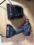 Bosch GDX18V-1600 Cordless Impact Driver Wrench Two-in-one 1/4 1/2 Bit Socket. Fixed Price $92.21.