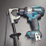 Makita XPH14 18V Lxt Brushless Cordless Drill Driver, Aux Handle, Tool Only. Fixed Price $89.00.