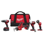 Milwaukee 2695-24 M18 18-VOLT Cordless Lithium-ion Brushless 4-TOOL Combo Kit. Fixed Price $573.35.