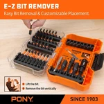 Pony 40PC Impact Screwdriver Set 1/4'' Hex 1" 2-1/4" For. Fixed Price $22.99.