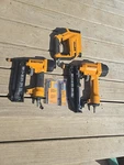 Used Set Of Bostitch Finishing Nailer Brad And Stapler Good Shape. Fixed Price $100.00.