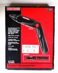 New Boxed Craftsman #911457 Cordless 4.8 Volt Pistol Grip Impact Screwdriver. Fixed Price $28.99.
