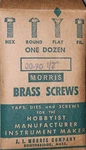 00-90 1/2" Morris 12 Vintage Brass Flat Head Slotted Screws Usa Nos. Fixed Price $9.90.