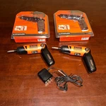 2 Black+decker Cordless Screwdriver Rechargeable Power Tools Bundle Set New Box!. Fixed Price $49.95.