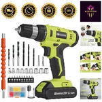Powerful 20V Cordless Drill With Led & 30N Torque - Essential For Handyman Tasks. Fixed Price $59.39.