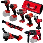 Milwaukee M18 Cordless Big Discount Screwdriver 9-PIECE Combo Power Tools Set. Fixed Price $334.26.
