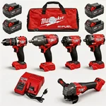 Milwaukee M18 Cordless Big Discount Screwdriver 11-IN-1 Combo Power Tools Set. Fixed Price $427.57.