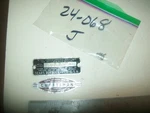Name Model Plates &brads From 9" Sears Craftsman Wood Lathe #103.23870. Fixed Price $19.99.