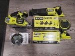 Ryobi One+ Hp 18V 5-TOOL Kit 5BATTS Charger. Fixed Price $259.00.