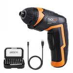 Tacklife SDP50DC Cordless Rechargeable Screwdriver 3.6-VOLT 2000MAH Li-ion Max. Fixed Price $18.99.